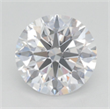 Lab Grown Diamond 2.53 Carats, Round with Excellent Cut, D Color, VVS2 Clarity and Certified by GIA