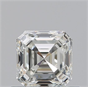 Natural Diamond 0.71 Carats, Asscher with  Cut, J Color, VVS2 Clarity and Certified by GIA