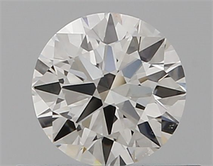 Picture of Natural Diamond 0.41 Carats, Round with Excellent Cut, I Color, VVS1 Clarity and Certified by GIA