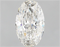 Natural Diamond 1.00 Carats, Oval with  Cut, G Color, I1 Clarity and Certified by GIA