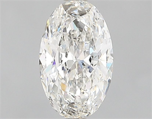 Picture of Natural Diamond 1.00 Carats, Oval with  Cut, G Color, I1 Clarity and Certified by GIA