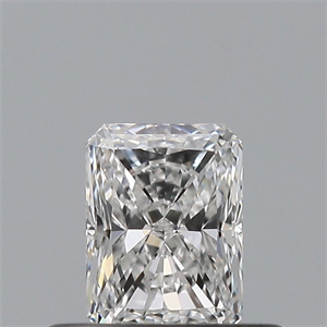 Picture of Natural Diamond 0.37 Carats, Radiant with  Cut, E Color, VS2 Clarity and Certified by GIA