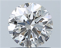 Diamante Natural 0.80 quilates, Redondo , Color H, claridad VVS1 y certificado GIA