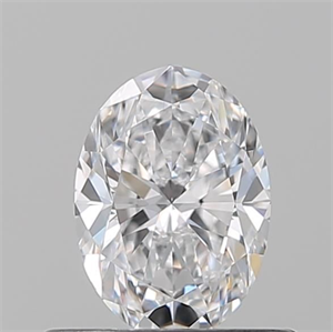 Picture of Natural Diamond 0.52 Carats, Oval with  Cut, D Color, VVS1 Clarity and Certified by GIA