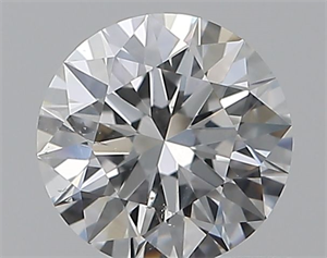 Picture of Natural Diamond 0.40 Carats, Round with Excellent Cut, E Color, SI1 Clarity and Certified by GIA
