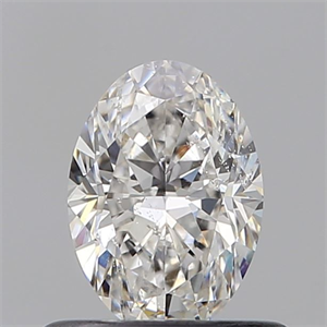 Foto Diamante Natural 0.52 quilates, Ovalado , Color G, claridad SI2 y certificado GIA de