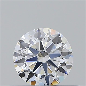 Picture of Natural Diamond 0.40 Carats, Round with Excellent Cut, E Color, VVS1 Clarity and Certified by GIA