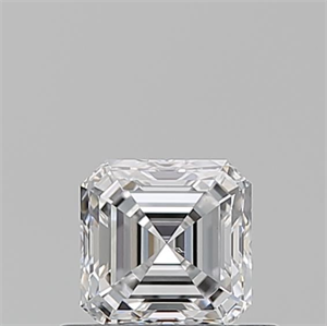 Foto Diamante Natural 0.53 quilates, Asscher , Color D, claridad SI1 y certificado GIA de