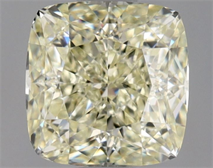 Foto Diamante Natural 0.91 quilates, Del cojín , Color N, claridad VVS1 y certificado GIA de