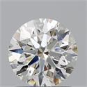 Natural Diamond 1.21 Carats, Round with Excellent Cut, J Color, SI1 Clarity and Certified by GIA