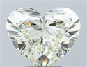 Natural Diamond 3.02 Carats, Heart with  Cut, J Color, VS1 Clarity and Certified by IGI
