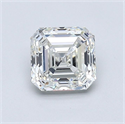Natural Diamond 1.02 Carats, Asscher with  Cut, H Color, VS2 Clarity and Certified by GIA