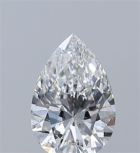 Picture of Natural Diamond 0.50 Carats, Pear with  Cut, E Color, VS2 Clarity and Certified by GIA