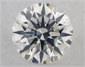 Natural Diamond 0.71 Carats, Round with Excellent Cut, F Color, SI2 Clarity and Certified by GIA
