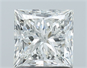 Diamante Natural 1.24 quilates, Princesa , Color H, claridad SI2 y certificado GIA