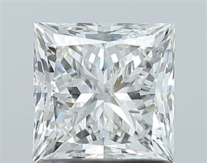 Foto Diamante Natural 1.24 quilates, Princesa , Color H, claridad SI2 y certificado GIA de