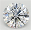 Lab Grown Diamond 2.46 Carats, Round with Ideal Cut, D Color, IF Clarity and Certified by IGI