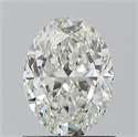 Natural Diamond 1.01 Carats, Oval with  Cut, I Color, VS2 Clarity and Certified by GIA