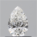 Diamante Natural 0.42 quilates, De pera , Color F, claridad VVS2 y certificado GIA