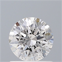 Natural Diamond 0.72 Carats, Round with Excellent Cut, E Color, SI2 Clarity and Certified by GIA