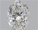 Diamante Natural 0.53 quilates, Ovalado , Color F, claridad IF y certificado GIA