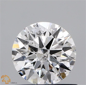 Picture of Natural Diamond 0.72 Carats, Round with Excellent Cut, H Color, I1 Clarity and Certified by GIA