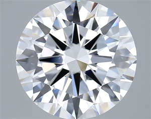 Picture of Lab Grown Diamond 7.01 Carats, Round with Excellent Cut, D Color, VS1 Clarity and Certified by GIA