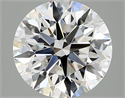 Lab Grown Diamond 3.07 Carats, Round with Excellent Cut, F Color, VVS2 Clarity and Certified by IGI