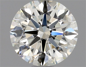 Picture of Natural Diamond 0.80 Carats, Round with Excellent Cut, J Color, VVS1 Clarity and Certified by GIA