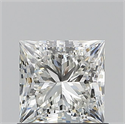 Diamante Natural 1.01 quilates, Princesa , Color H, claridad VS2 y certificado GIA
