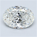 Diamante Natural 4.01 quilates, Ovalado , Color G, claridad VVS2 y certificado GIA