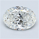 Natural Diamond 4.01 Carats, Oval with  Cut, G Color, VVS2 Clarity and Certified by GIA