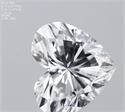 Natural Diamond 0.33 Carats, Heart with  Cut, D Color, VVS2 Clarity and Certified by GIA