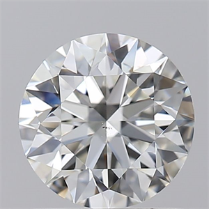 Picture of Natural Diamond 1.10 Carats, Round with Excellent Cut, I Color, VS2 Clarity and Certified by GIA