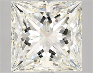 Foto Diamante Natural 5.08 quilates, Princesa , Color K, claridad VS2 y certificado GIA de