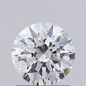 Picture of Natural Diamond 1.00 Carats, Round with Very Good Cut, F Color, SI2 Clarity and Certified by GIA