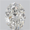 Natural Diamond 1.50 Carats, Oval with  Cut, E Color, SI2 Clarity and Certified by GIA
