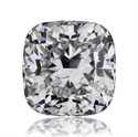 Natural Diamond 0.50 Carats, Cushion with  Cut, E Color, SI1 Clarity and Certified by GIA
