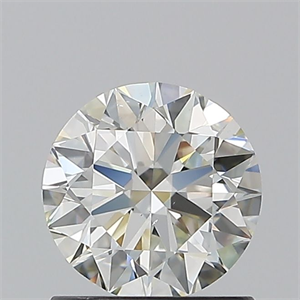 Picture of Natural Diamond 1.00 Carats, Round with Excellent Cut, J Color, VS2 Clarity and Certified by GIA