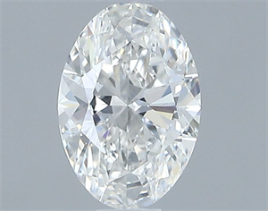 Foto Diamante Natural 0.57 quilates, Ovalado , Color G, claridad SI1 y certificado GIA de