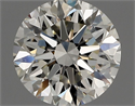 Natural Diamond 1.01 Carats, Round with Very Good Cut, I Color, VVS1 Clarity and Certified by IGI