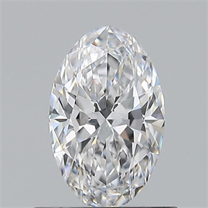 Picture of Natural Diamond 0.61 Carats, Oval with  Cut, D Color, VS2 Clarity and Certified by GIA