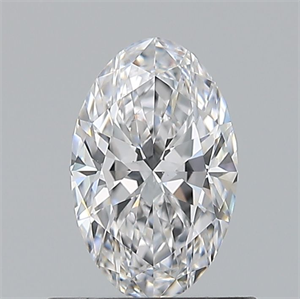 Picture of Natural Diamond 0.61 Carats, Oval with  Cut, D Color, VS2 Clarity and Certified by GIA