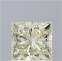 Natural Diamond 0.90 Carats, Princess with  Cut, M Color, VVS1 Clarity and Certified by IGI