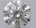Natural Diamond 0.76 Carats, Round with Excellent Cut, E Color, SI1 Clarity and Certified by GIA