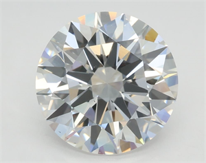 Picture of Lab Grown Diamond 3.05 Carats, Round with Excellent Cut, E Color, VS1 Clarity and Certified by GIA
