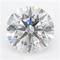 Lab Grown Diamond 3.27 Carats, Round with Ideal Cut, D Color, VVS2 Clarity and Certified by IGI