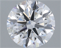 Lab Grown Diamond 1.03 Carats, Round with Ideal Cut, D Color, VS1 Clarity and Certified by IGI