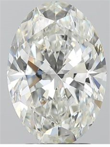 Foto Diamante Natural 3.01 quilates, Ovalado , Color H, claridad VS2 y certificado GIA de