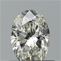 Diamante Natural 0.43 quilates, Ovalado , Color H, claridad VVS2 y certificado IGI